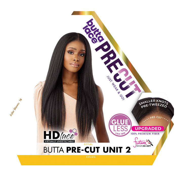 Sensationnel Butta Lace Pre Cut Glueless HD Lace Front Wig - BUTTA PRE-CUT UNIT 2 Alexwigs