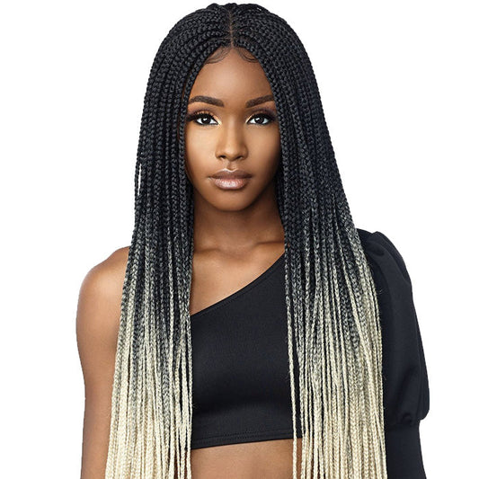 Sensationnel Cloud 9 Swiss Lace 100% Hand-Braided 4x4 Lace Part Wig - BOX BRAID 50" Alexwigs