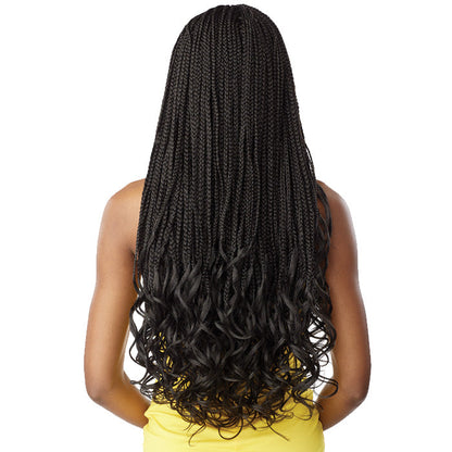 Sensationnel Cloud 9 Glueless HD 4X4 Braided Lace Front Wig - BOX FRENCH CURL 30" Alexwigs