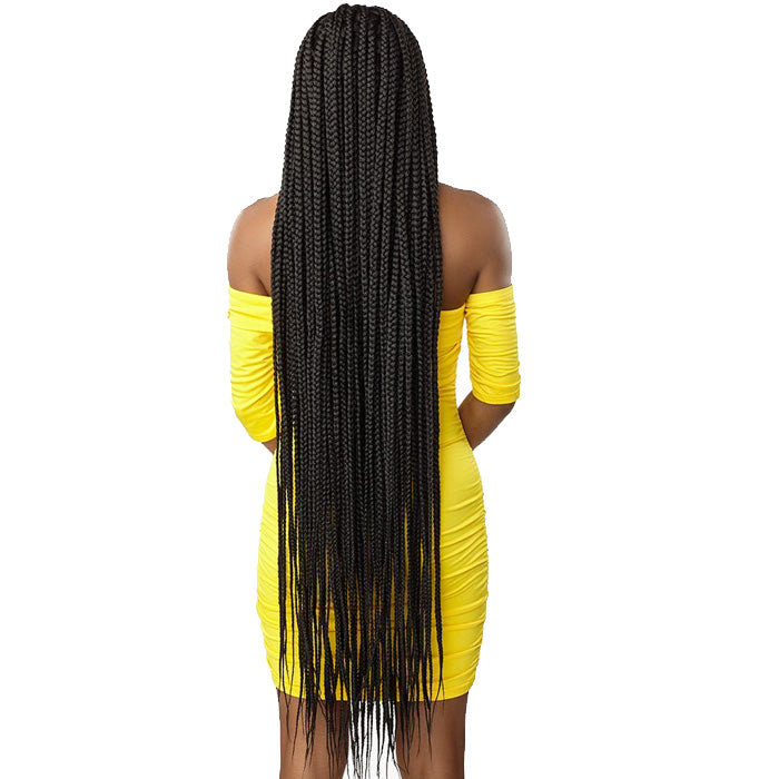 Sensationnel Cloud9 Synthetic 4x4 HD Lace Braided Wig - BOX BRAID X LARGE 50" Alexwigs