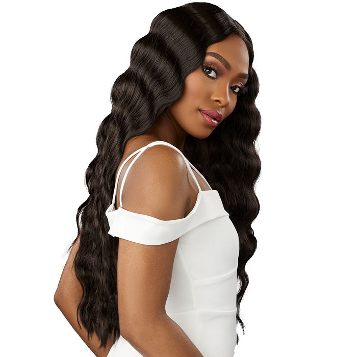Sensationnel Butta Lace Human Hair Blend HD Lace Front Wig - LOOSE CRIMP 28" Alexwigs