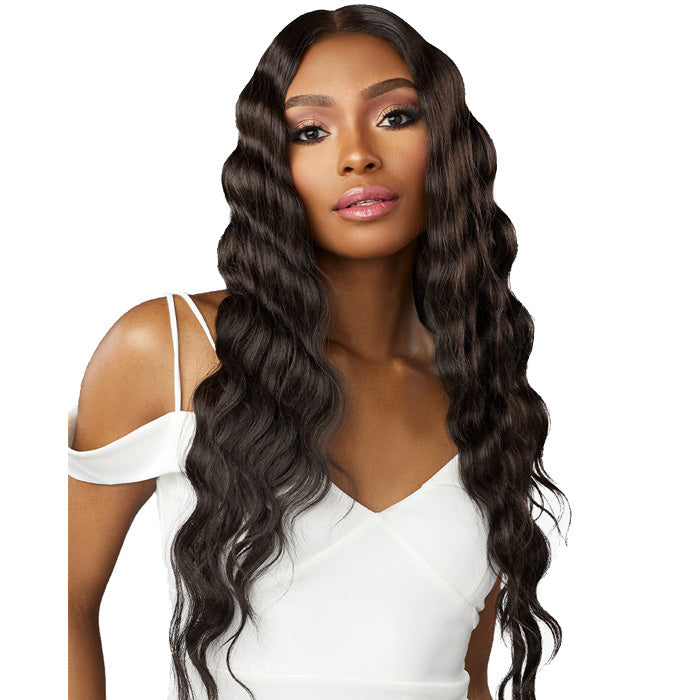 Sensationnel Butta Lace Human Hair Blend HD Lace Front Wig - LOOSE CRIMP 28" Alexwigs