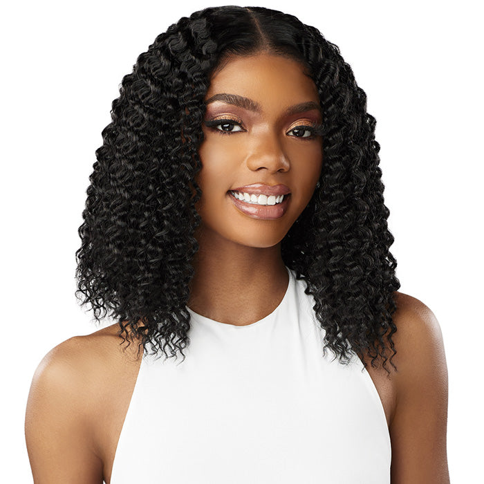 Sensationnel Butta Lace Wet and Wavy Glueless Human Hair Blend HD Lace Front Wig - W&W WATER WAVE 12 Alexwigs