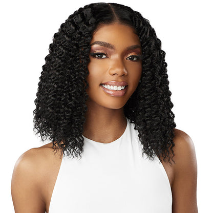Sensationnel Butta Lace Wet and Wavy Glueless Human Hair Blend HD Lace Front Wig - W&W WATER WAVE 12 Alexwigs