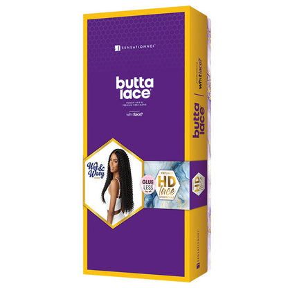 Sensationnel Butta Lace Wet and Wavy Glueless Human Hair Blend HD Lace Front Wig - W&W WATER WAVE 26 Alexwigs