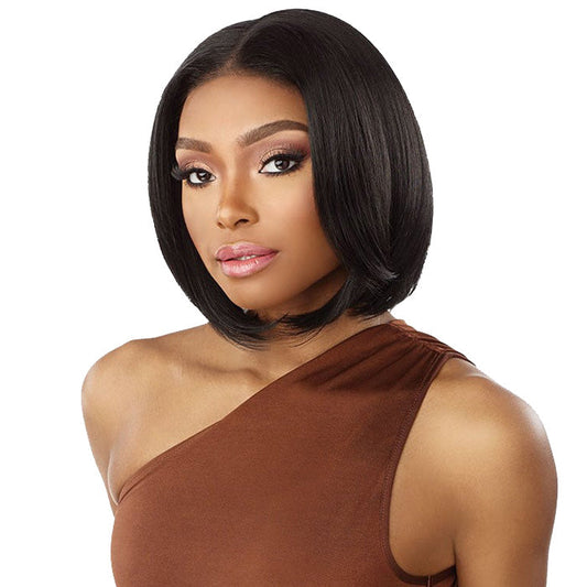 Sensationnel What Lace Human Hair Blend 13x6 HD Lace Front Wig - DAYANA 12" Alexwigs