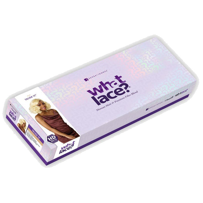 Sensationnel What Lace Human Hair Blend 13X6 HD Lace Front Wig - TALISA 12" Alexwigs