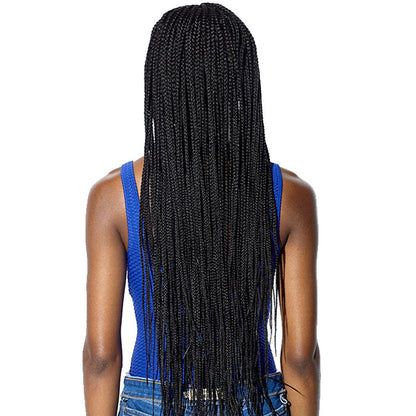 Sensationnel Cloud 9 Ruwa 4x4 Swiss Lace Hand-Braided Front Wig - BOX BRAID 36" Alexwigs