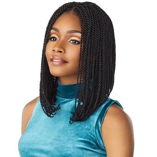 Sensationnel Cloud 9 Swiss Lace Hand-Braided 4x4 Lace Part Wig - SENEGAL TWIST BOB Alexwigs