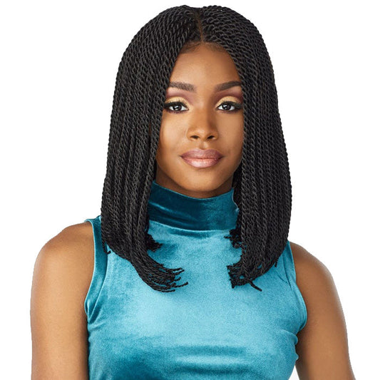 Sensationnel Cloud 9 Swiss Lace Hand-Braided 4x4 Lace Part Wig - SENEGAL TWIST BOB Alexwigs
