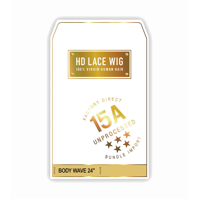 Sensationnel 100% Unprocessed Human Hair 13X4 HD Lace Wig - BODY WAVE 24 Alexwigs