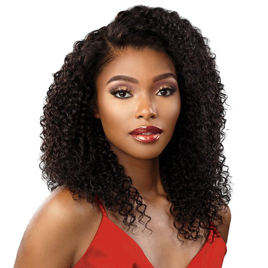 Sensationnel 100% Human Hair 13X4 HD Lace Wig - KINKY CURLY 16 Alexwigs