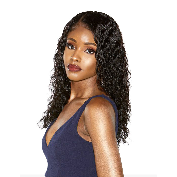 Sensationnel Unprocessed Virgin Human Hair 12A Wet & Wavy HD Lace Front Wig Deep 22 Alexwigs