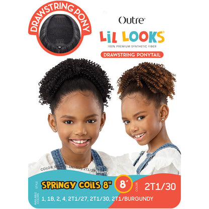 Outre Lil Looks Drawstring Ponytail - SPRINGY COILS 8" Alexwigs
