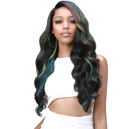Bobbi Boss Human Hair Blend 13x7 Lace Frontal Wig - MBLF004 LONDON Alexwigs