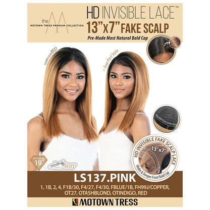 Motown Tress 13x7 HD Invisible Fake Scalp Lace Front Wig- LS137.PINK Alexwigs