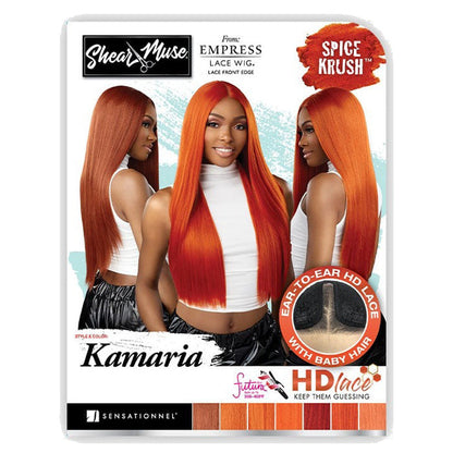 Sensationnel Shear Muse Empress HD Lace Front Wig - KAMARIA - Spice Krush Alexwigs