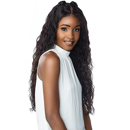 Sensationnel Unprocessed Virgin Human Hair 10A 360 Swiss Lace Wig LOOSE WAVE 28" Alexwigs