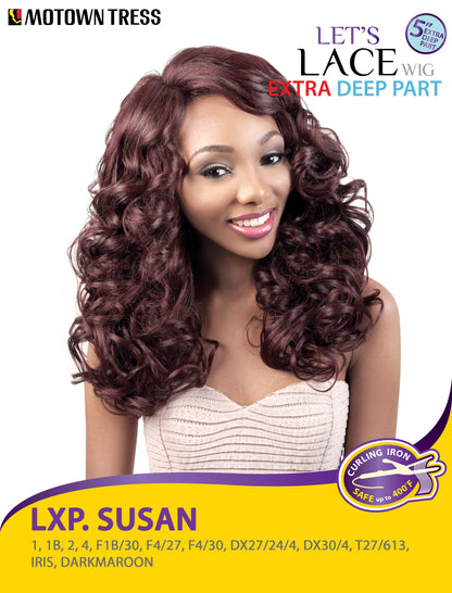 Motown Tress Synthetic Deep Part Let's Lace Wig - LXP SUSAN Alexwigs