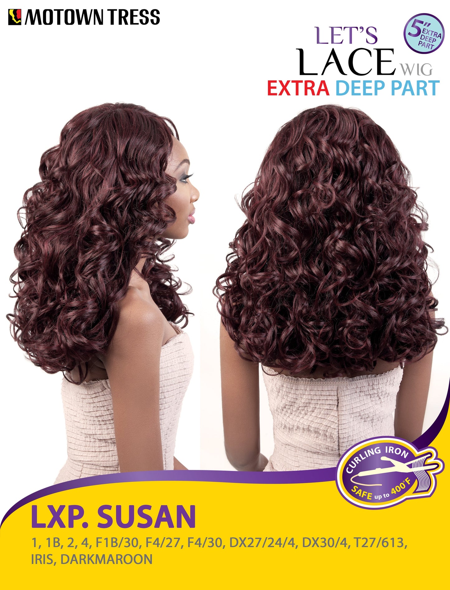 Motown Tress Synthetic Deep Part Let's Lace Wig - LXP SUSAN Alexwigs
