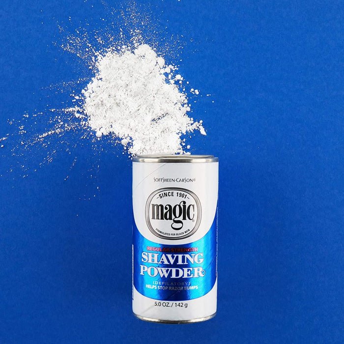 Magic SHAVING POWDER - Regular/Blue 4.5 oz Alexwigs