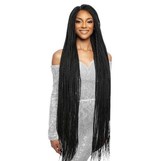 Mane Concept Inspire Braid 4x4 HD Lace Front Wig - RCHB203 BOX BRAID 46" Alexwigs