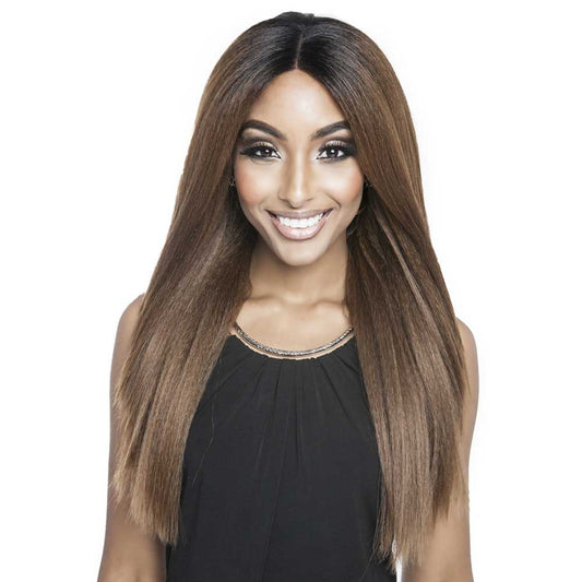 Mane Concept Brown Sugar 13x4 Frontal Lace Closure Wig - BSF05 - Human Hair Blend Alexwigs