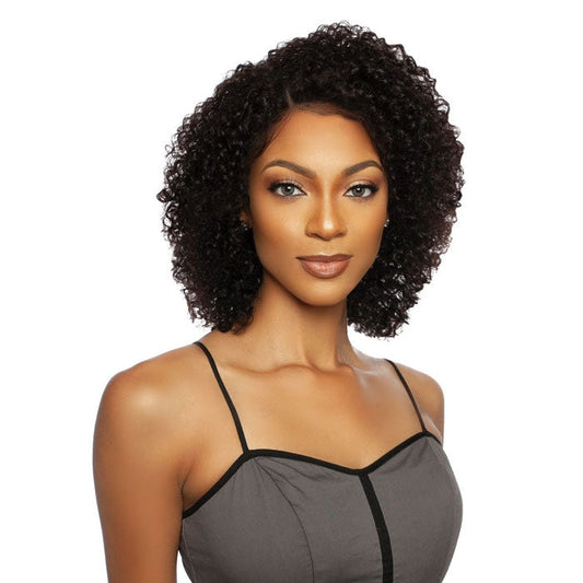Mane Concept Trill 100% Human Hair HD Lace Front Wig - JERRY CURL 14" Alexwigs