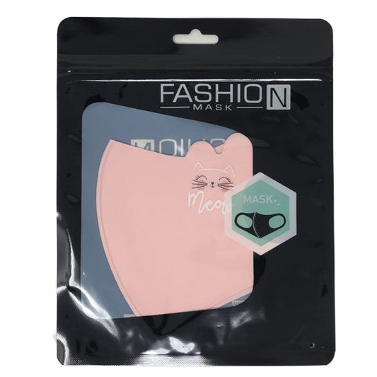 Fashion Meow Print Non Medical Mask KIDS up to age 6 Alexwigs