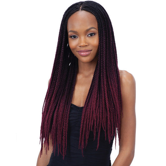 Mayde Beauty Pre-Looped Crochet Braid - 6X BOX BRAID (14-20 Inch) Alexwigs