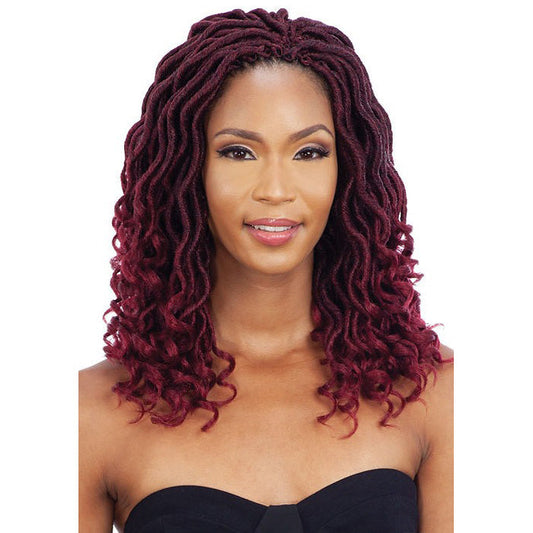 Mayde Beauty Pre-Looped Crochet Braid Mighty Pack - WAVY GODDESS LOCS 10" Alexwigs