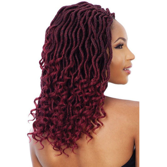 Mayde Beauty Pre-Looped Crochet Braid Mighty Pack - WAVY GODDESS LOCS 10" Alexwigs