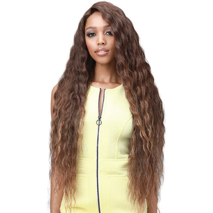 Bobbi Boss Human Hair Blend 13x7 Lace Frontal Wig - MBLF003 ELIZA Alexwigs