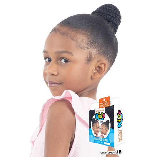 Model Model Kids Bun Ponytail - BRAIDED BUN Alexwigs