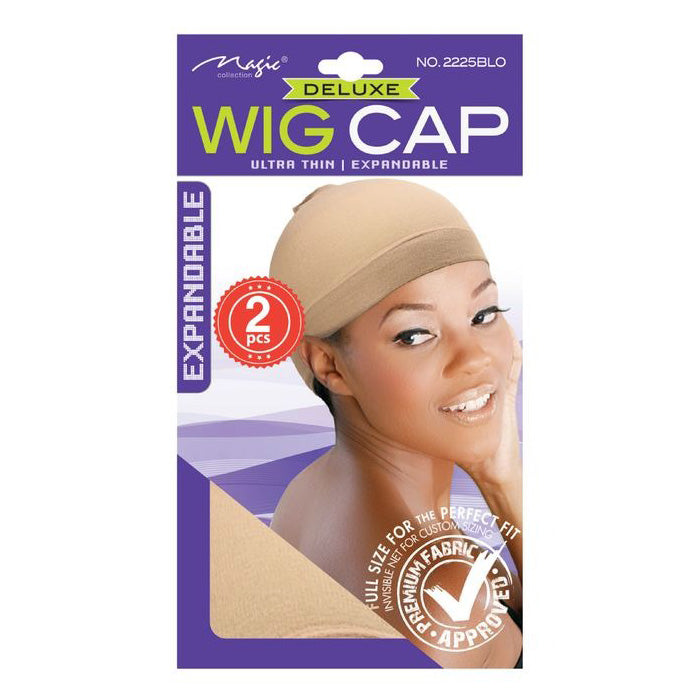 Magic Collection Deluxe Stocking Wig Cap Expandable 2 PCS - Blond Alexwigs