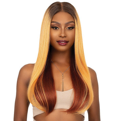 Janet Collection Melt Glueless Human Hair Mix 360 HD 13x6 Frontal Lace Wig - APIA Alexwigs