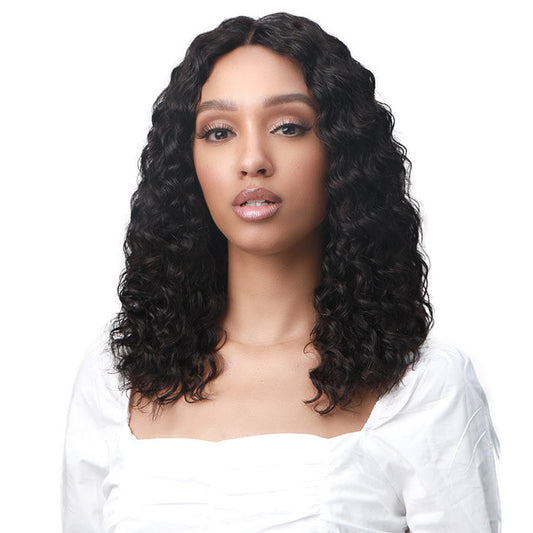 Bobbi Boss 100% Unprocessed Human Hair Wet & Wavy 5.5" Deep Lace Part Wig - MHLF441 MARGARET Alexwigs