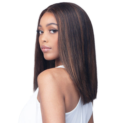 Bobbi Boss 100% Human Hair HD Deep Part Lace Wig - MHLF588-STRAIGHT 16"