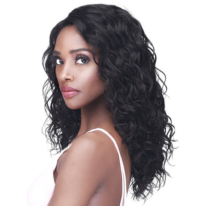 Bobbi Boss 100% Human Hair Deep Lace Wig - MHLF593 SPAN WAVE 18