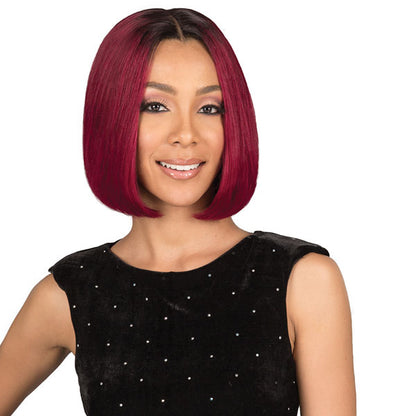 Bobbi Boss Unprocessed Remi Human Hair Lace Front Wig MHLF801 EMA NATURAL Alexwigs