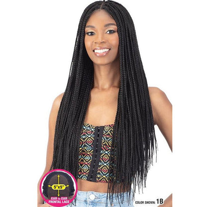 Model Model Braided HD 5x5 Lace Front Wig - PRE STRETCHED BOX BRAIDS Alexwigs