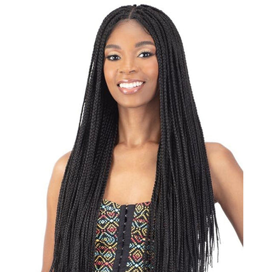 Model Model Braided HD 5x5 Lace Front Wig - PRE STRETCHED BOX BRAIDS Alexwigs