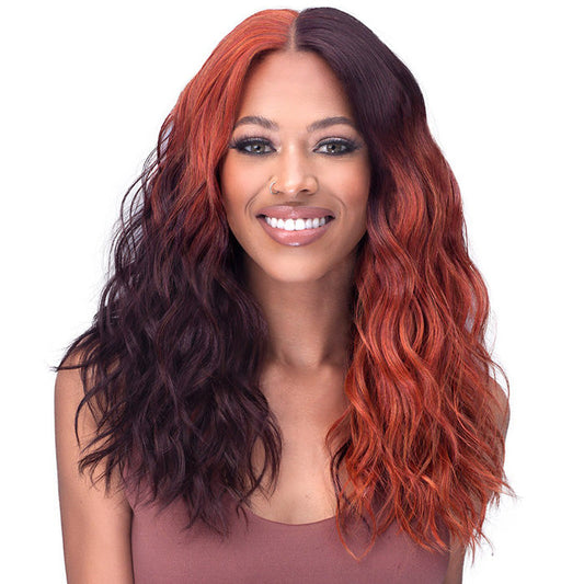 Bobbi Boss Glueless 13x6 Free-Parting HD Lace Front Wig - MLF661 POLARIS - Free-Fleep Color Alexwigs