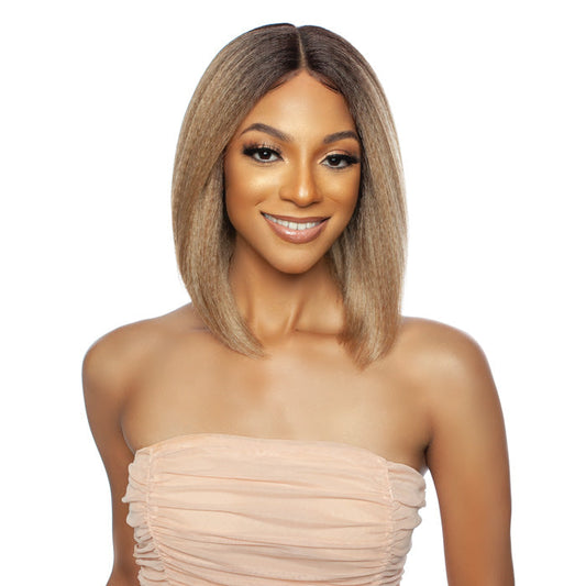 Mane Concept Melanin Queen Human Hair Blend HD Clear Lace Front Wig - MLHC201 NOVA Alexwigs