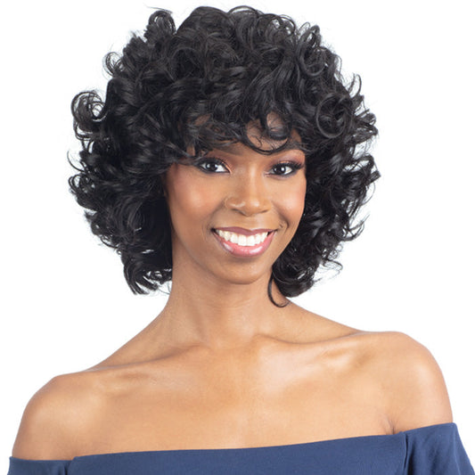 Model Model Clair Human Hair Blend Full Wig - BB-012 Alexwigs