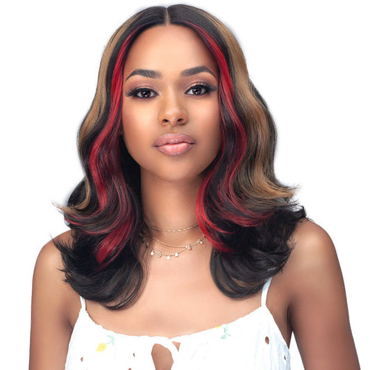 Bobbi Boss Miss Origin Premium Human Hair Blend 5" HD Lace Front Wig - MOGL101 LIV Alexwigs