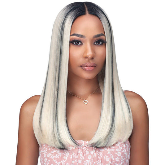 Bobbi Boss Miss Origin Premium Human Hair Blend 5" HD Lace Front Wig - MOGL102 ALLISON Alexwigs