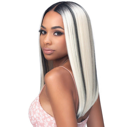 Bobbi Boss Miss Origin Premium Human Hair Blend 5" HD Lace Front Wig - MOGL102 ALLISON Alexwigs