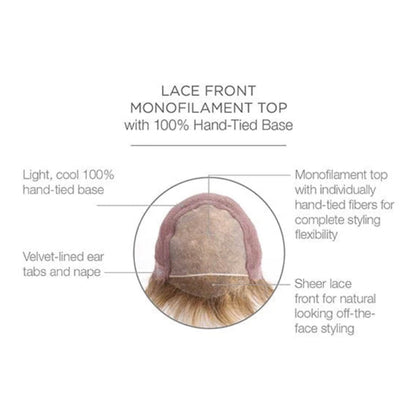 [PRE-ORDER] JBEXTENSION HILLARY MONO CREAM BLONDE Monofilament Handmade Wig 6X5 Full Monofilament Hand Tied Top Wig 16 Inches Cream Blonde Straight Mono Lace Wig With Anti-slip Silicone Strips Glueless Wig HILLARY MONO CREAM BLONDE【BENDY EAR TABS】