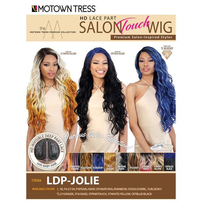 Motown Tress Salon Touch HD Invisible Deep Part Lace Wig - LDP-JOLIE Alexwigs